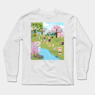 little friends dancing Long Sleeve T-Shirt